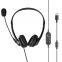 Call Center Noise Canceling USB computer Telephone Headset For Telephone Binaural