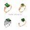 Girls fashion gold finger oliv leaf ring ring design for woman with price