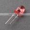 Diffused 5mm Oval Led diode in RED 90 / 50 degree viewing angle