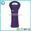 Neoprene 2 Bottle Tote Cooler Bag Sleeve Holder Wine Carrier