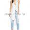2016 Laides Sleeveless Long Plaid Tank Top
