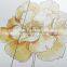 Carving yellow flower picture decorative facade wall tile