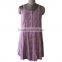 Sleeveless woman blouse Designer embroidery Skirt Feather Casual Dress