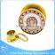 TP011374 China manufacturer surgical steel glass ear plug gold charming body jewelry