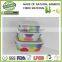2016 new design bamboo fibre food storage boxes for berry/candy/dry food