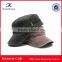 wholesale fashion army cap custom corduroy applique logo military hat
