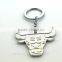 New Fashion Basketball Fans Bulls Key Chain Pendant Cool Chicago Metal Cow Keyring