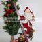 XM- CH1412C 42 inch lighted santa climbing ladder with moving elves for christmas decoration