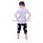 2016 summer wholesale fashion baby clothes boys cotton clothing set