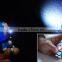 Cartoon Character Doraemon LED light flash keychain with sound