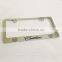 Custom wholesale zinc alloy american car number plate frame