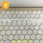 China white marble stone mosaic White diamante tiles with good price
