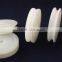 HDPE UPE PP POM PTFE Plastic Pulley Wheel
