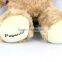 novelty light brown curly soft material plush custom teddy bear