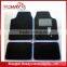 colorful decorative car mats with PVC and velour material