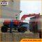 High efficiency excavating equipment 6 ton hydraulic small wheel excavator