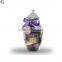 Scented Dried Flower In Round Glass Vase