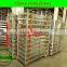 Five layers of poplar plywood garden tool cart four-wheel metal trolley