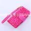 New arrival piriting leather filp case for samsung s6