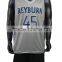 Custom sublimation basketball vest with v neck