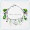 Fashion logo bracelet stainless steel charm teacher bracelet                        
                                                                                Supplier's Choice