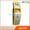 Slim Touch Screen Ticket Print Vending Machine / SIM Card Distribute Kiosk