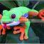 Fashional Popular Lovely Green Plush Frog Animal Toy With Heart Pillow for Valentine Festival
