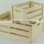 unfinished hot sale high quality wooden fruit crates sets