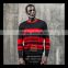 Men's Flat Stripe Knitted Sweater Teenager Pullover Sweater
