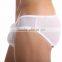 Sexy Men's Transparent Breathable Net Mesh Briefs Cotton Panty Thong Shorts