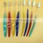 Hotel disposable toothbrush hot high quality two color disposable hotel home dental kit