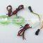 12v flash led motorcycle light with green ring for red,green,blue,pink color