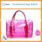 Wholesale transparent PVC beach bag utility tote bag bags cosmetic