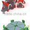kids plastic adjustable height table and chair nursery school furniture