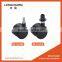 threaded plastic wheels with decorative cap chair locking casters furniture wheel YL-6310
