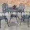 Hot sale! SH213 Cast Aluminum outdoor furniture five piece dining set