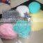 customized colors cotton knitted pouf china