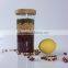 Coffee glass Jar,glass container for coffee bean,transparent glass jars with bamboo lids                        
                                                Quality Choice