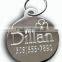 Pet Dog Tags for Dogs With Split Ring