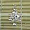 Christmas Promotional Items Shining Silver Plating Rhinestone Christmas Booch