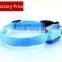 18-28cm Pet Dog Collar LED Nylon Light-up Flashing Leash Glow for Dogs