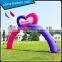 inflatable heart arch for wedding / customized inflatable arch balloon for special events