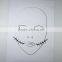 Custom Halloween temporary fake wound face tattoos glitter face tattoos waterproof face stickers manufacturer