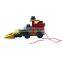 Colourful wooden toy forklift