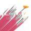 15pcs nail art brush kit