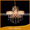 Modern Hot Selling Big Size 5 Lights Crystal Chandelier with Iron Material
