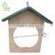 Simple Cheap Hanging Natural Wooden Bird Feeder