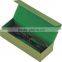 square hand made Aluminum pu leather reading glasses case