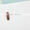 China leatherware factory produces PU synthetic leather label patch for hats
