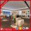 High End Wall Wooden Garment Display Glass Rack
